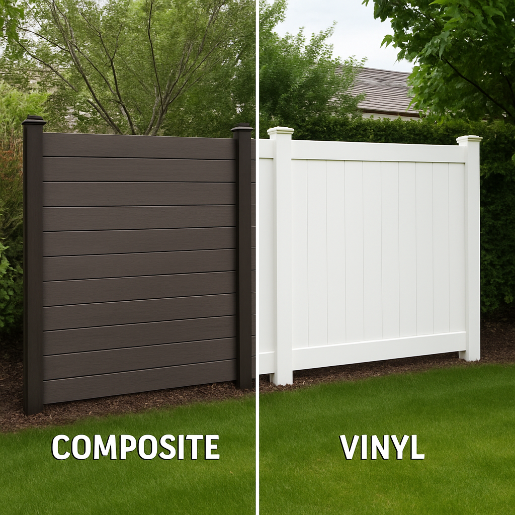 Composite and Vinyl Fence Panel Examples