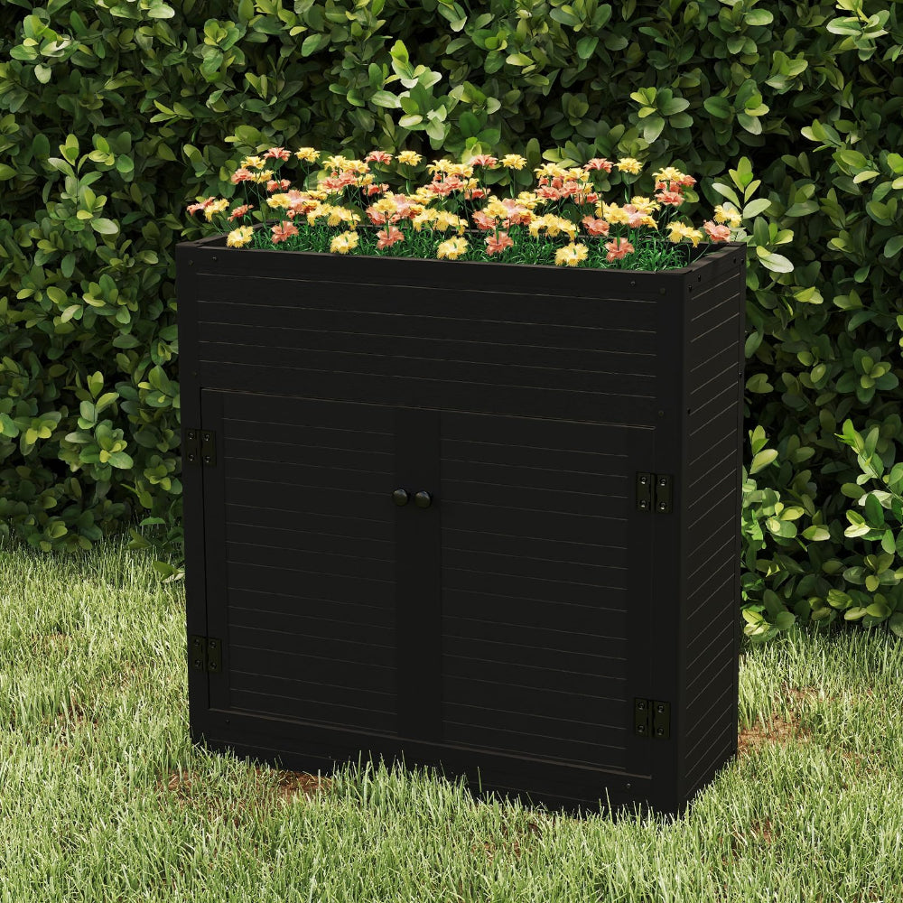 35"x14"x35" Raised Bed with Storage Under