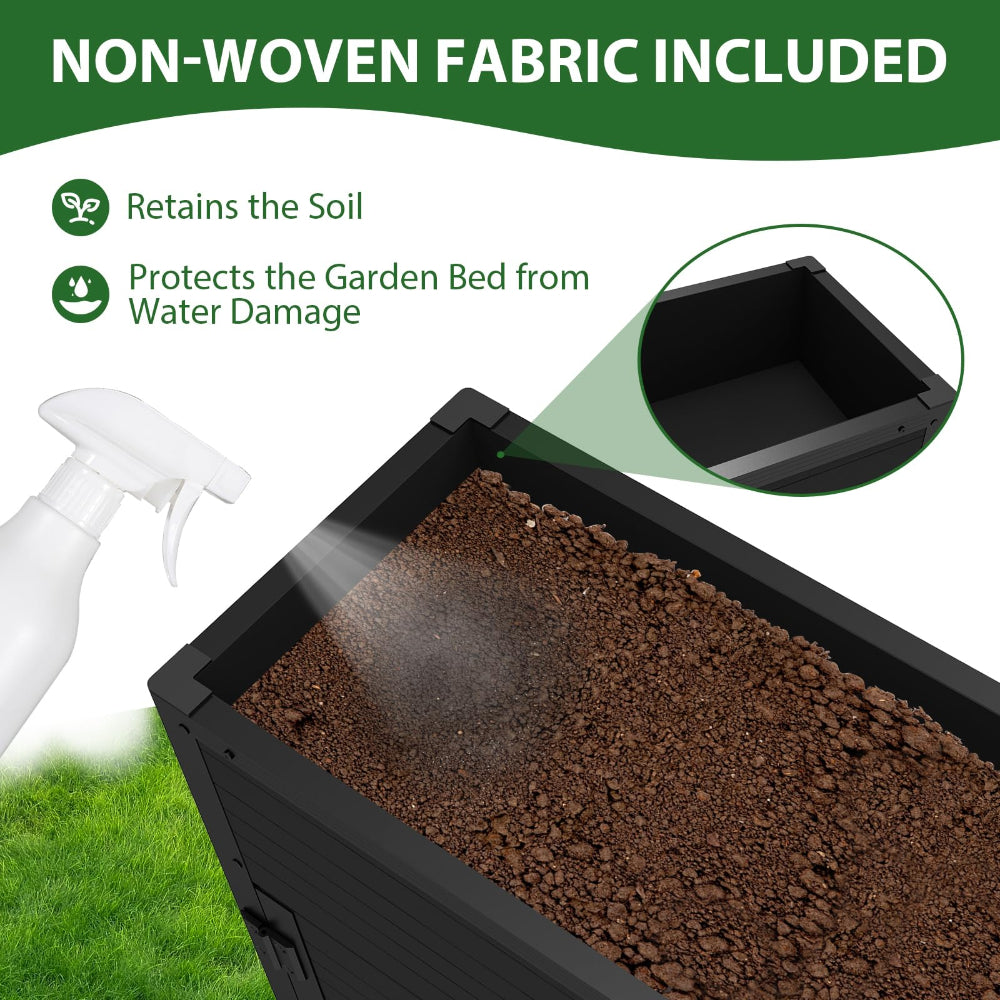 35"x14"x35" Raised Bed with Storage Under