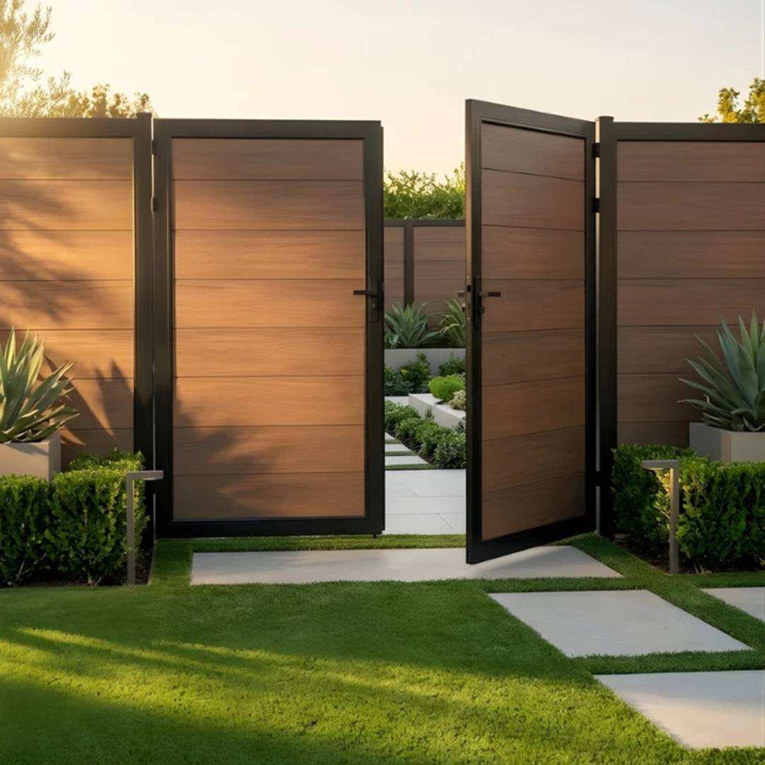 6' x 6' Reinforced Composite Gate with Aluminum Frame