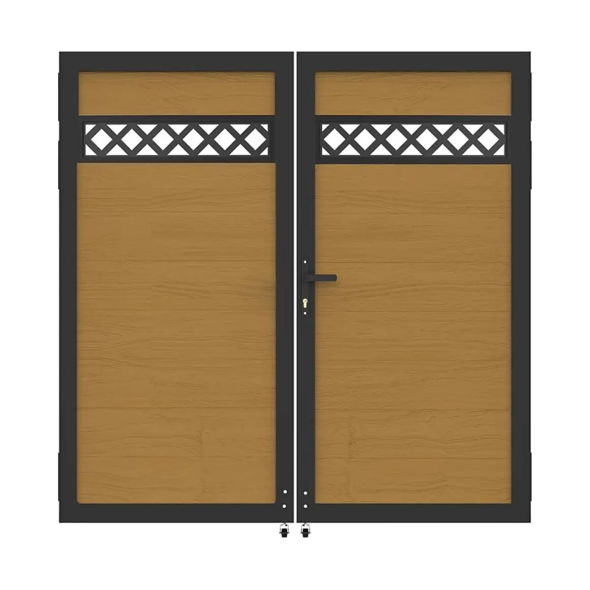 Aluminum Decorative Fence Gate Panels, 3ft, 4ft, and 5ft Length, 4 Styles for Single & Double Doors