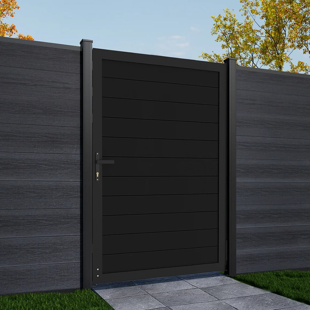 Courtyardmart 4ft x 5.88ft fully enclosed single gate door