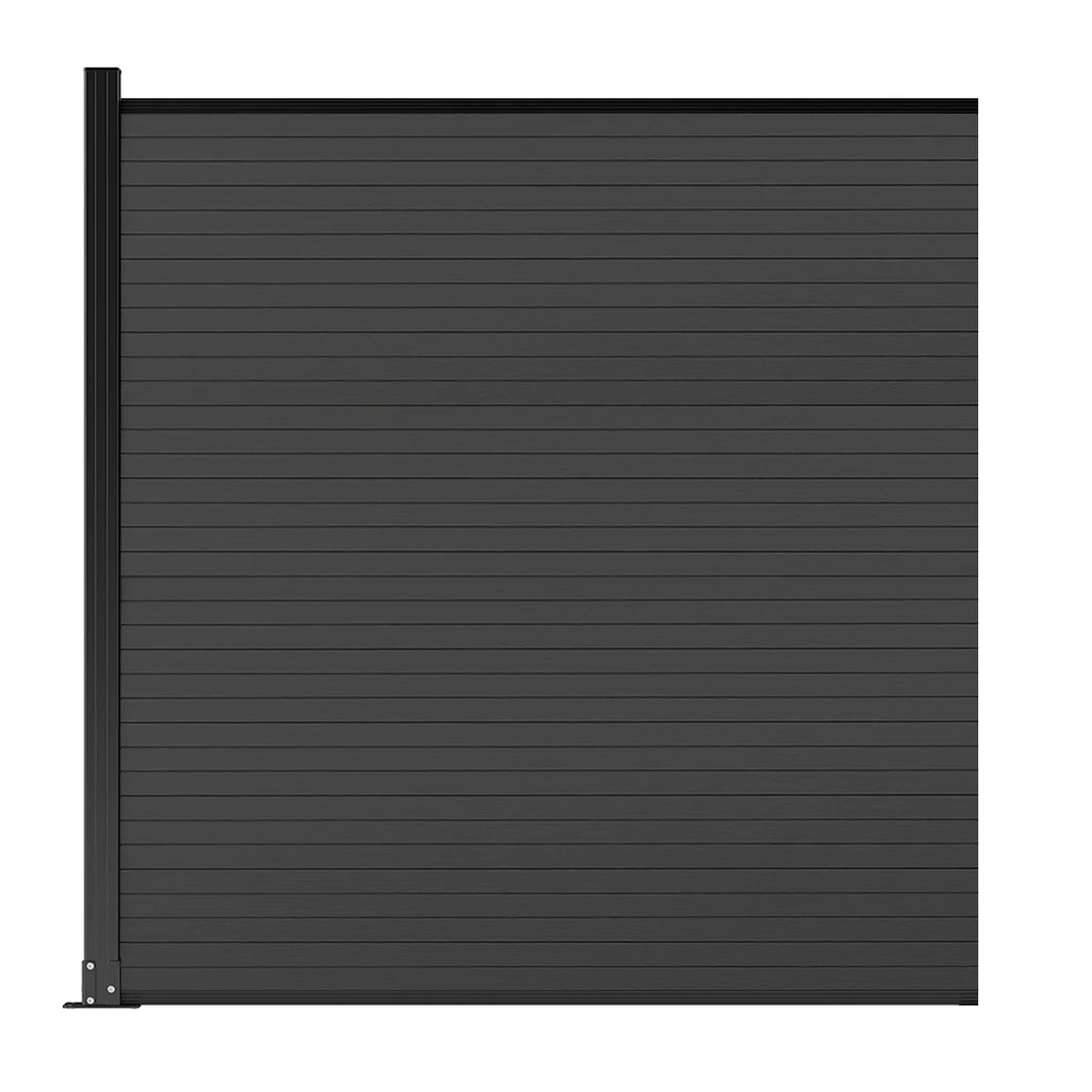 Weather-resistant composite fence panels in multiple colors