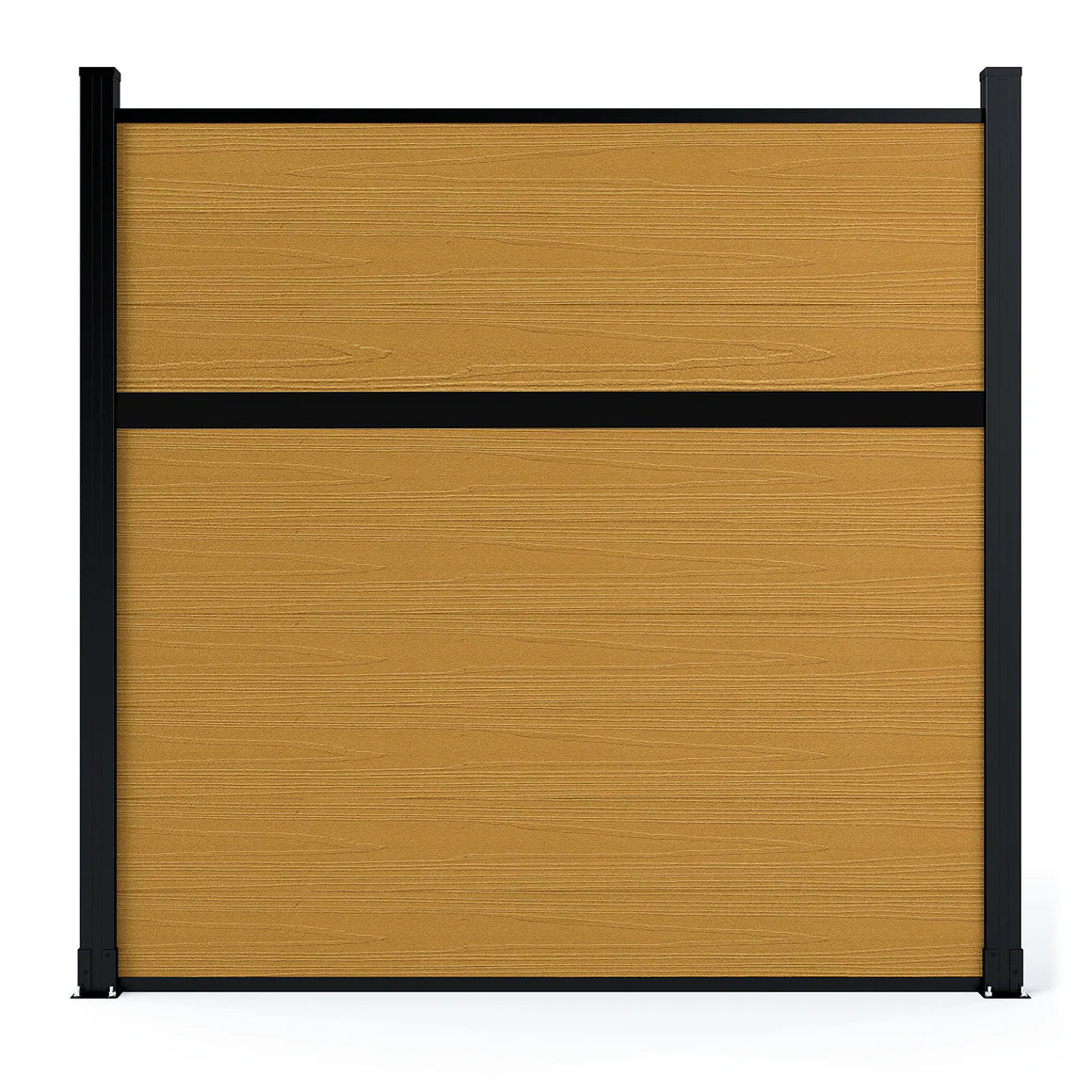 Weatherproof black fence decoration strip for backyard and patio fences