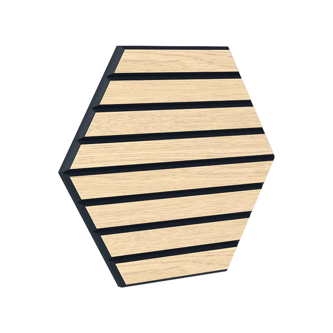 Courtyardmart Hexagon Decorative Acoustic Wall Panels – 8pcs Stylish Sound-Absorbing Wall Panels for Modern Home or Office Decor