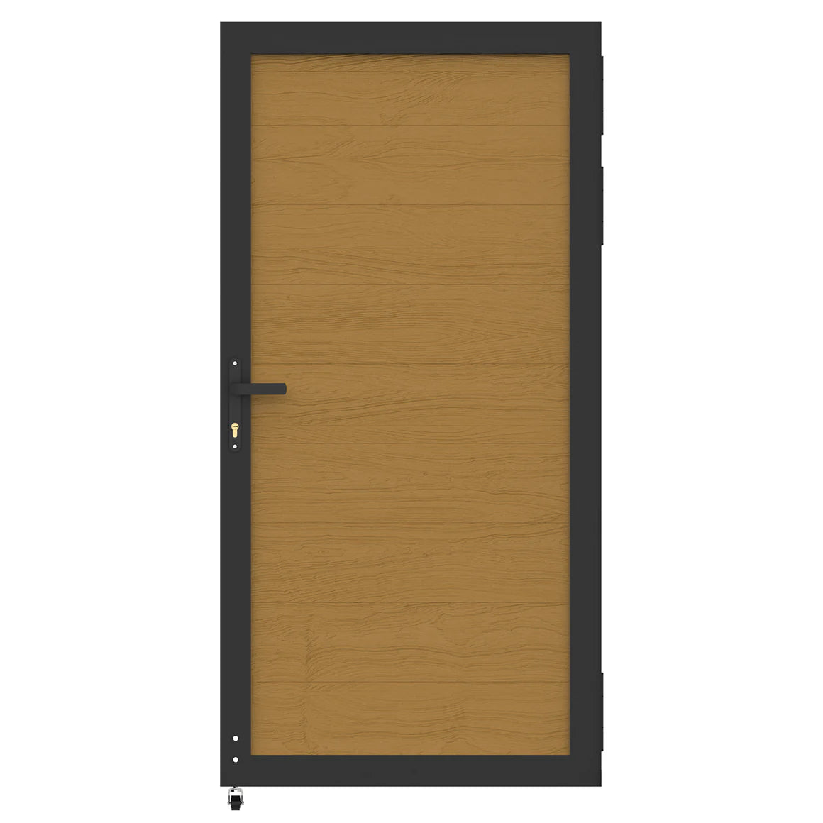 Low maintenance WPC backyard fence gate