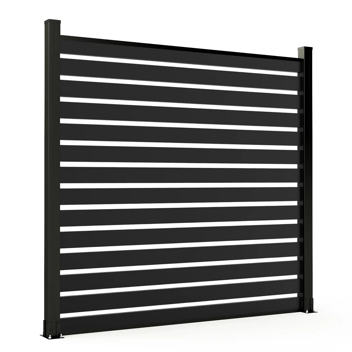 UV resistant outdoor aluminum fence panel 6ft x 6ft