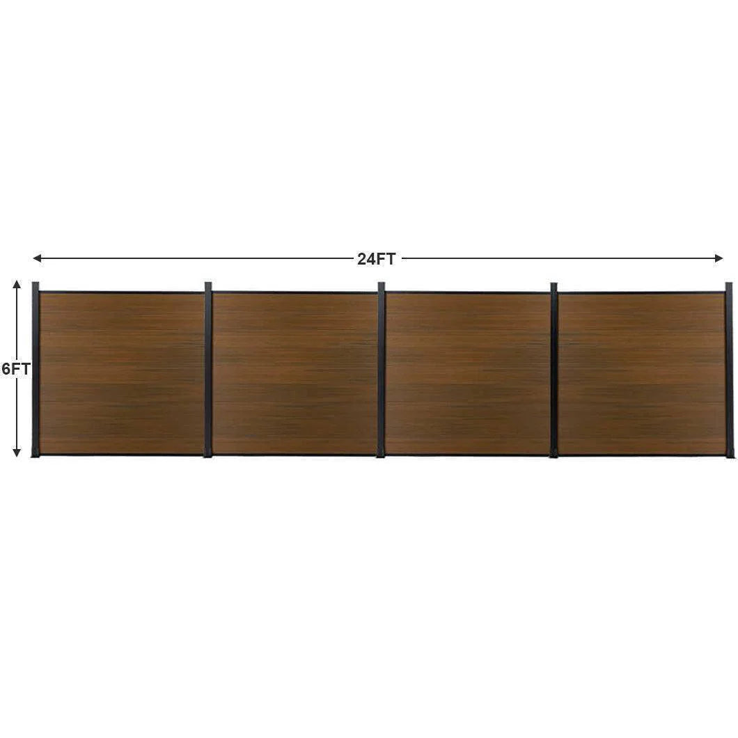 Residential Outdoor Privacy Fence Panels for Backyard Security