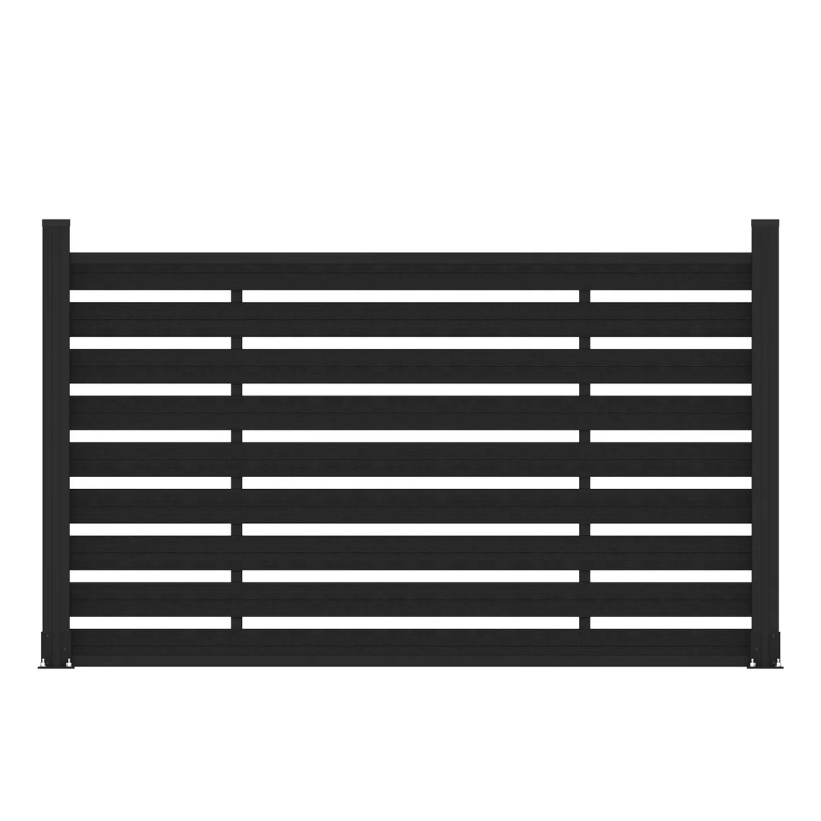 Durable outdoor composite fence panel with lattice design, weatherproof WPC material