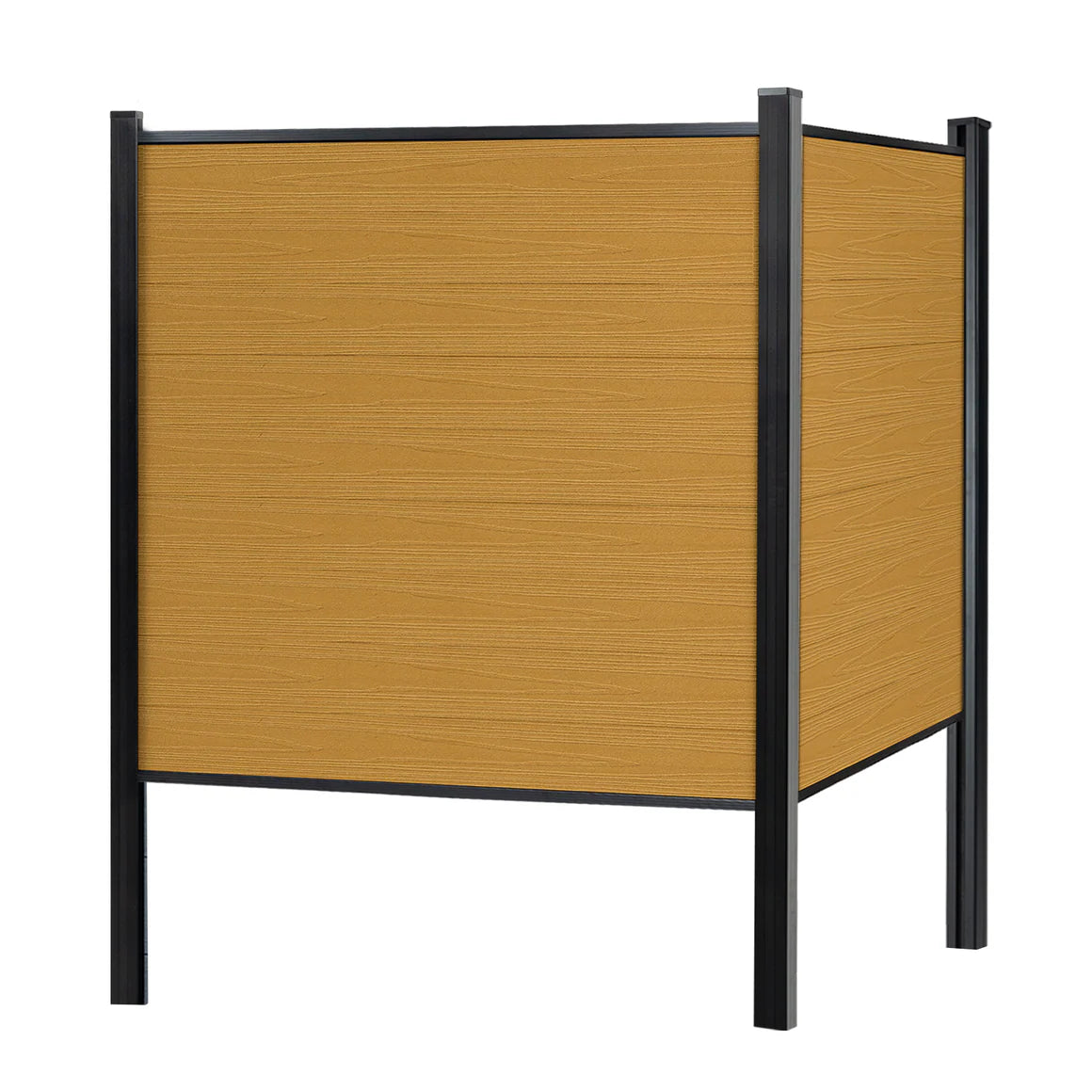 Outdoor privacy fence panel for backyard, patio, porch, or wall installation