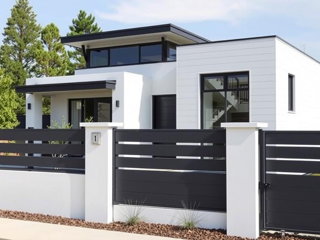 Charcoal Gray with white house