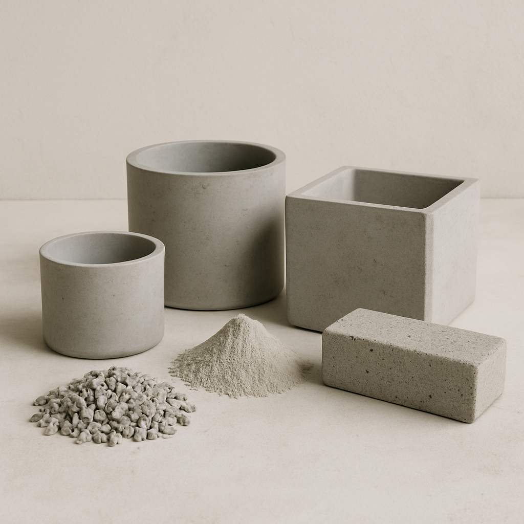 DIY Concrete Planters