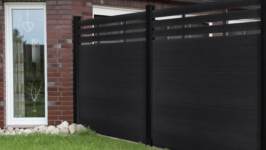 8 ft H x 6 ft Lattice Top fence Ground screw installation - CourtyardMart