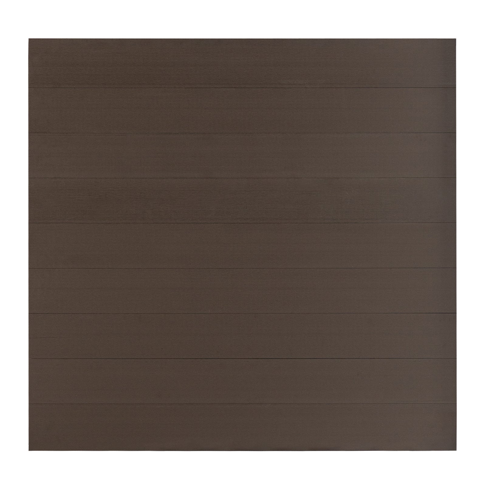 8ft x 6ft Brushed Finish panel fence, inground post, aluminum frame/posts - CourtyardMart