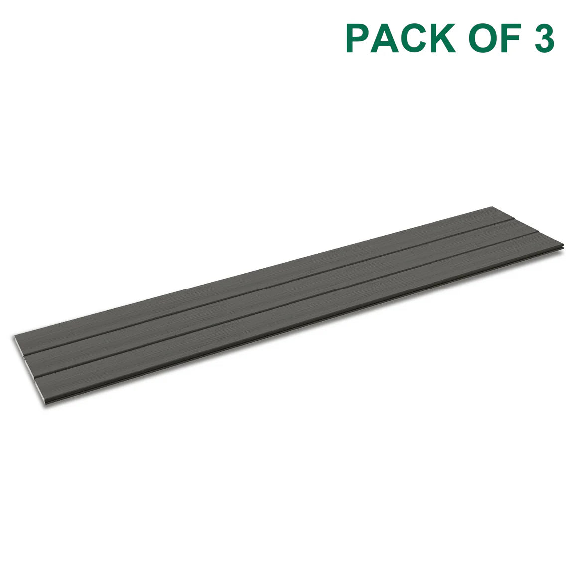 96 in Composite Decking Board, 5.5 in Wide, Outdoor Deck Board, 3 Colors Available