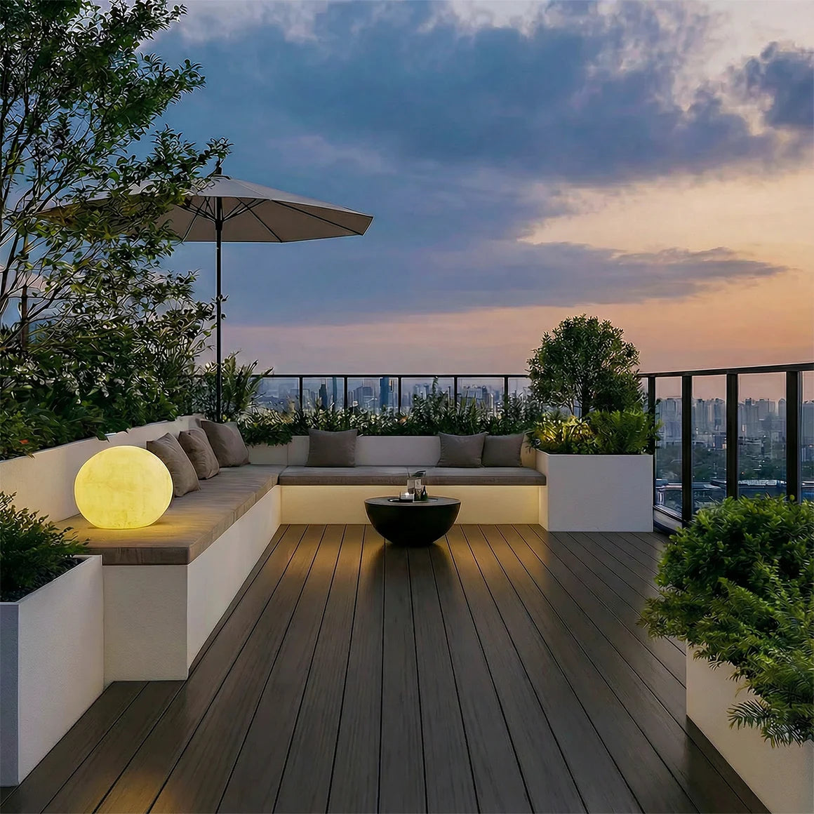96 in Composite Decking Board, 5.5 in Wide, Outdoor Deck Board, 3 Colors Available