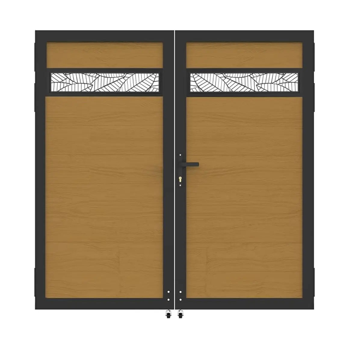 Aluminum Decorative Fence Gate Panels, 3ft, 4ft, and 5ft Length, 4 Styles for Single & Double Doors