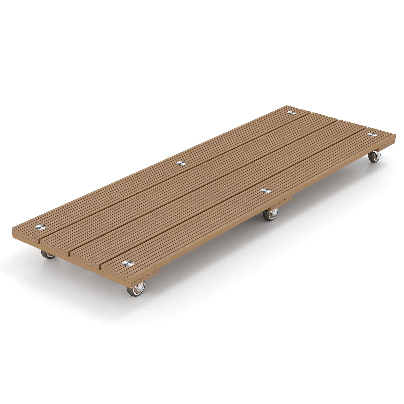 Courtyardmart 13.8in x 31.5in Plant Stand Bench Indoor Corner Display Base for Living Room Balcony Patio Garden, 150lbs Capacity Rectangular Plant Holder