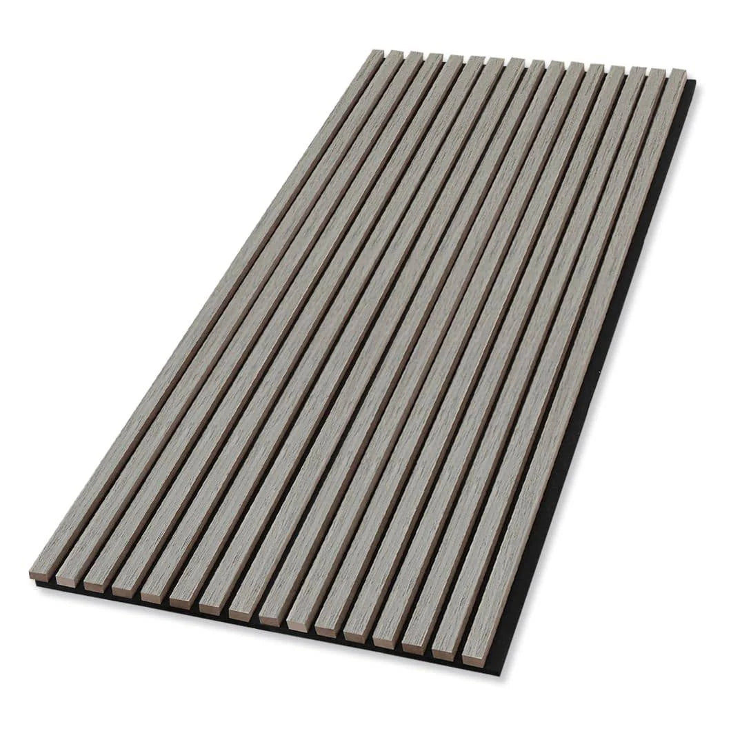 Courtyardmart 47in Wall Panels with Decorative Slat Design and Acoustic Function Available in 4 Classic Colors for Modern Homes or Office Walls