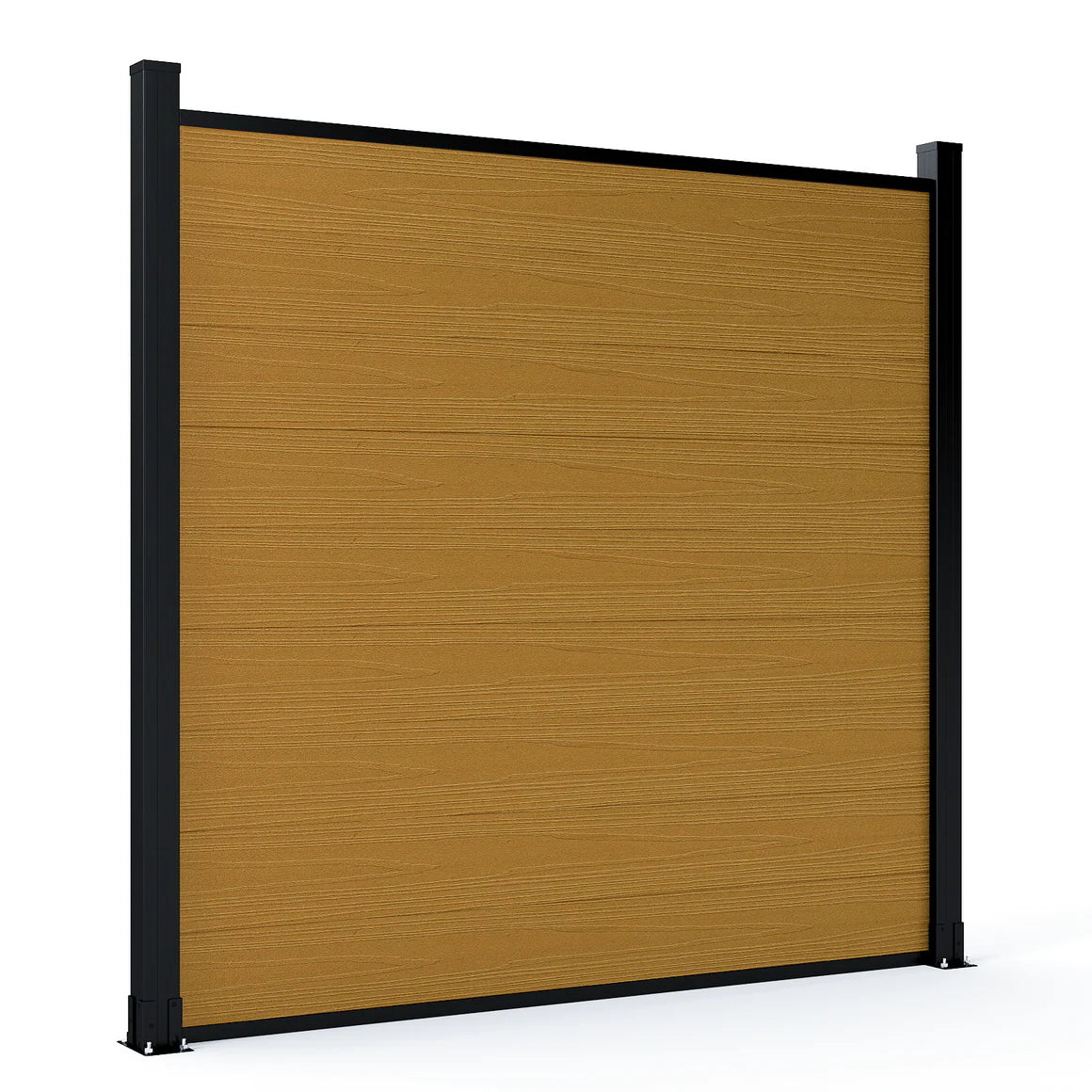 Courtyardmart 6ft x 6ft Privacy Composite WPC Fence, Waterproof, UV Resistant, Available in 3 Colors for Outdoor Walls, Gardens, Patios, Balconies