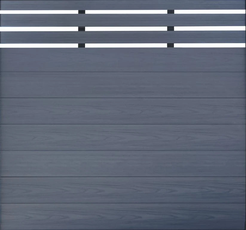 Brushed Finish Composite Fencing Panels