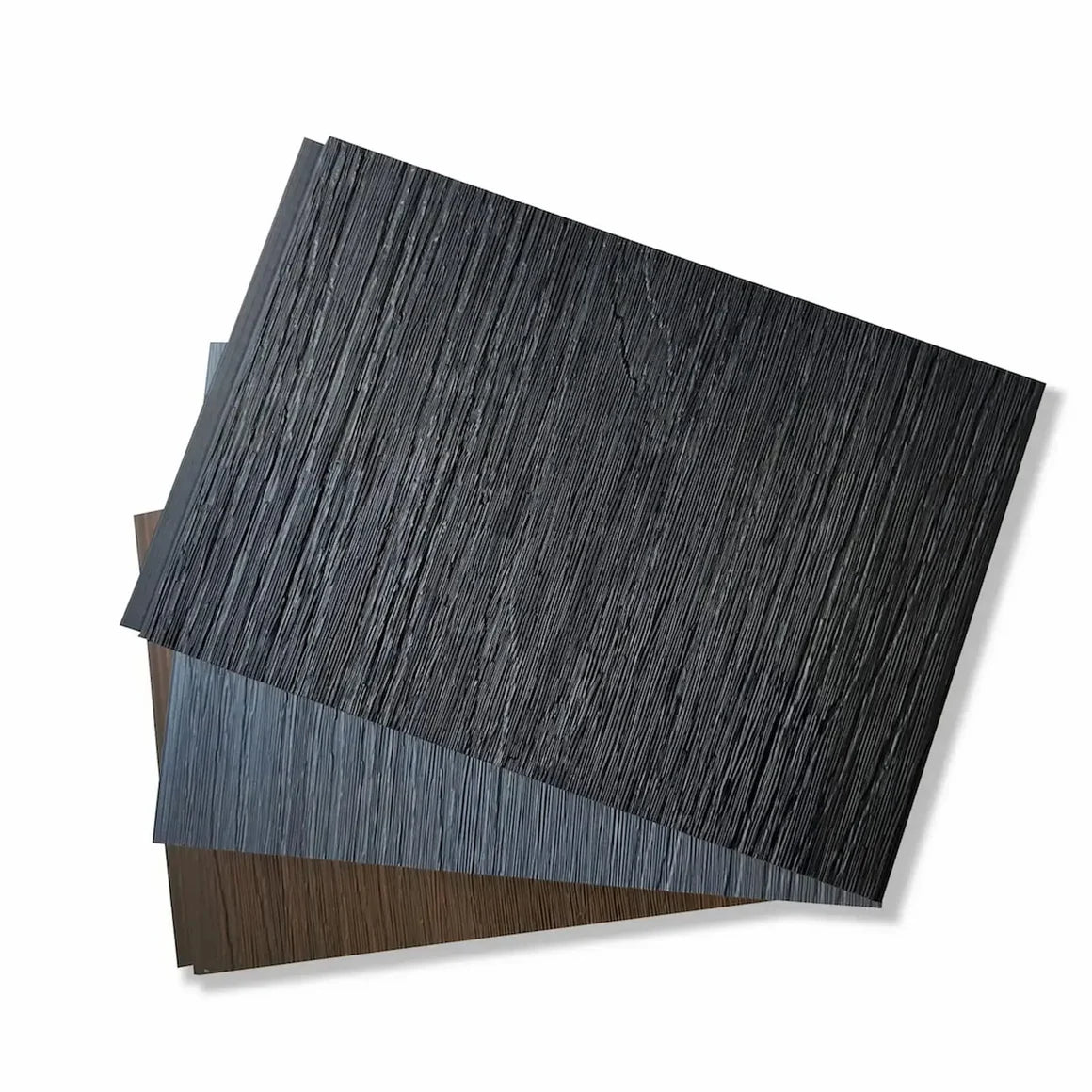 Courtyardmart Composite Privacy Fence Screen Sample Kit with Brushed Finish – Includes 3 Classic Colors, Ideal for Fence Planning and Outdoor Privacy Design