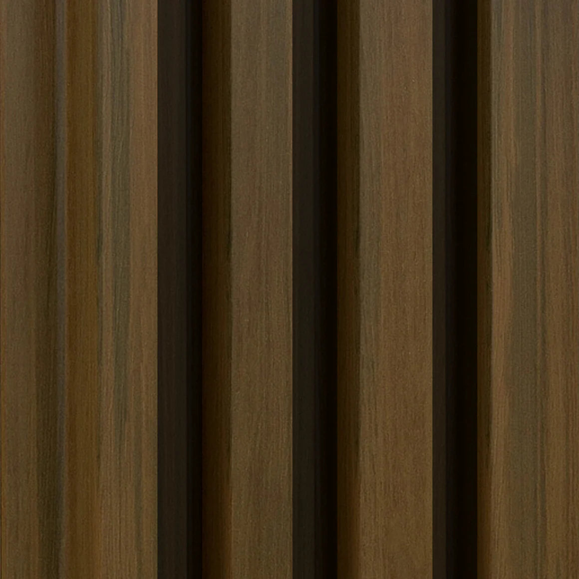 Courtyardmart WPC Wall Panels with Decorative Acoustic Slat Design in 3 Classic Colors for Stylish and Easy Wall Upgrades