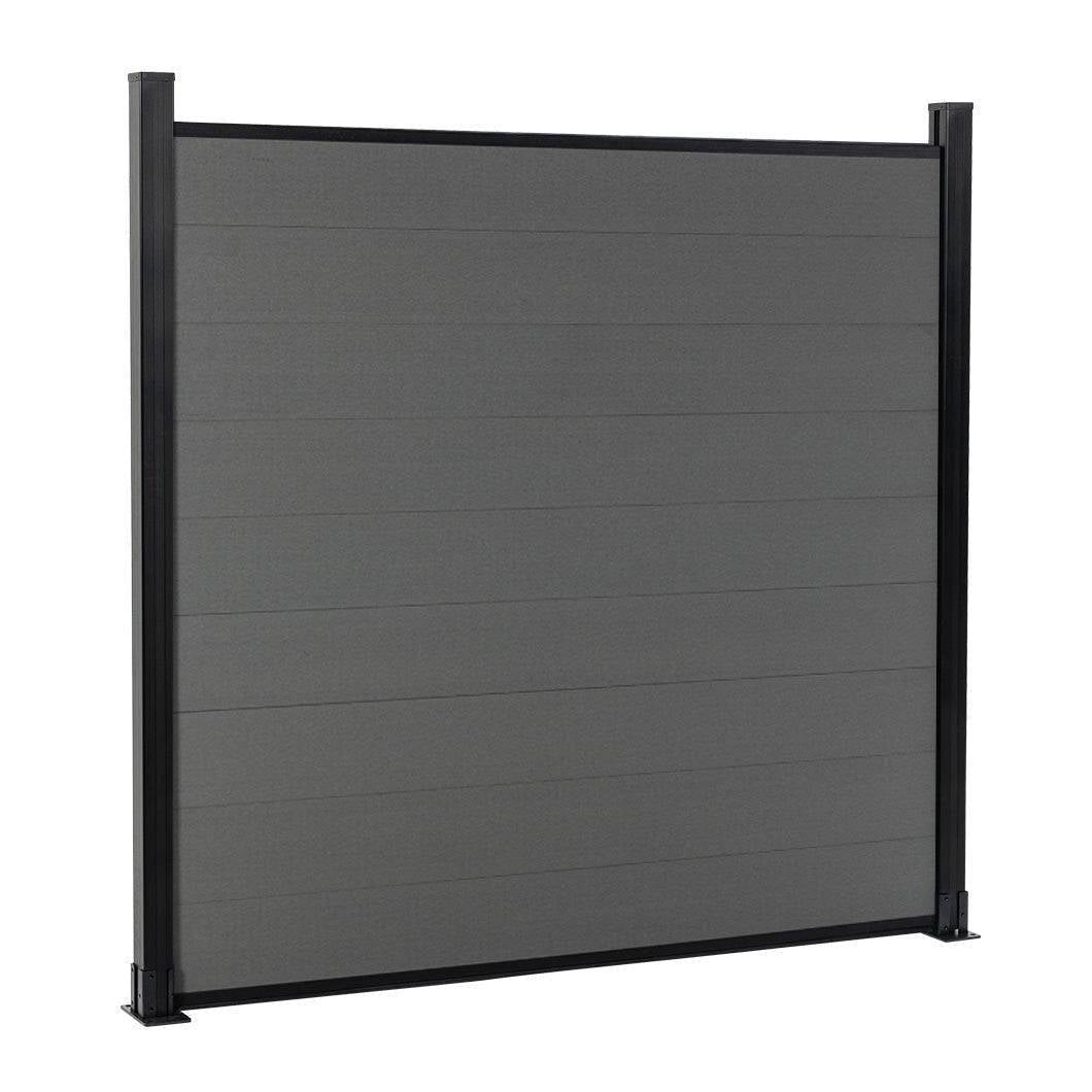 Courtyardmart composite fence for yard and patio use