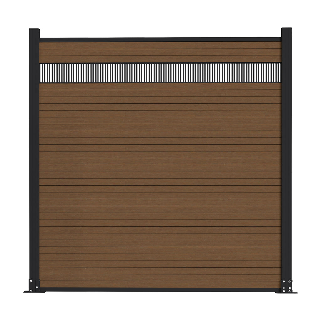 Courtyardmart 6ft x 6ft Carving Composite Privacy Fence Screen for Outdoor Decor, Garden, Backyard, Porch, Patio or Balcony