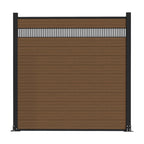 Courtyardmart 6ft x 6ft Carving Composite Privacy Fence Screen for Outdoor Decor, Garden, Backyard, Porch, Patio or Balcony