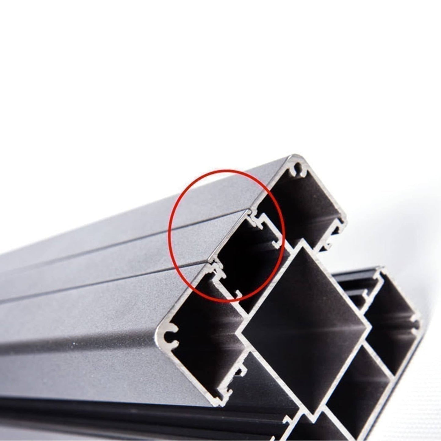 outdoor privacy composite fence with underground installation