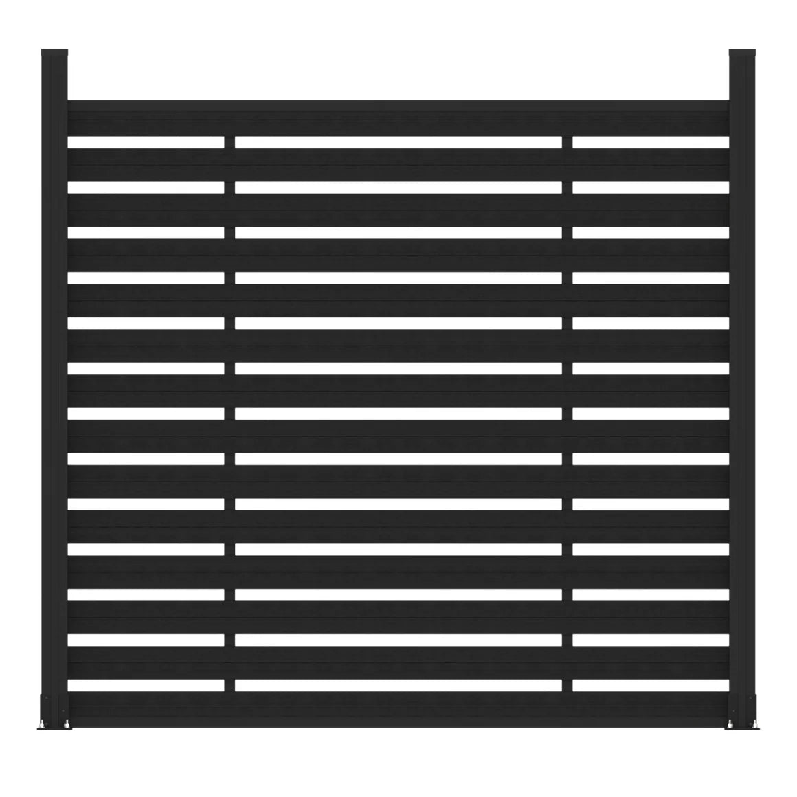 UV resistant WPC composite lattice fence for garden and patio privacy, 72 inch wide panel