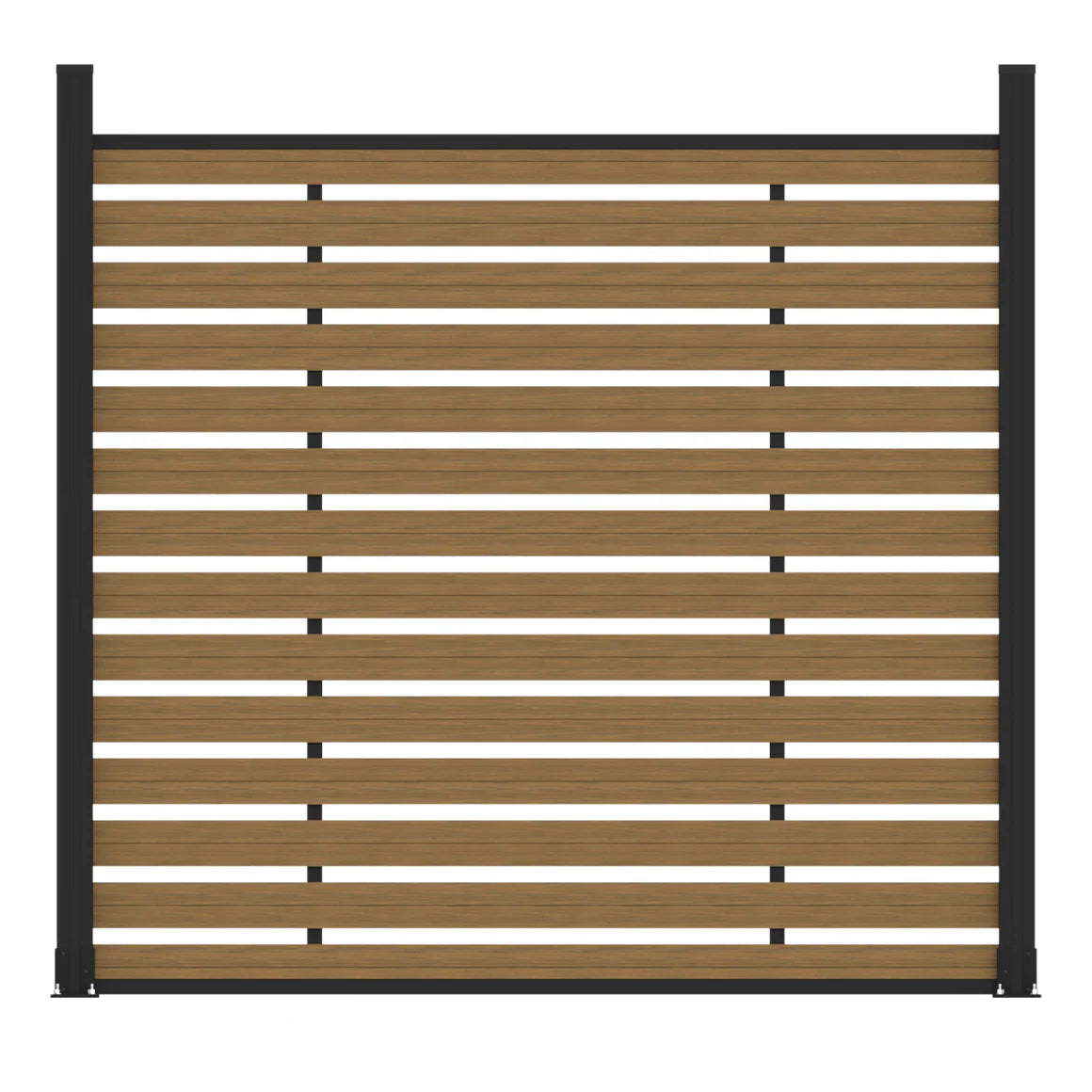 UV resistant WPC composite lattice fence for garden and patio privacy, 72 inch wide panel