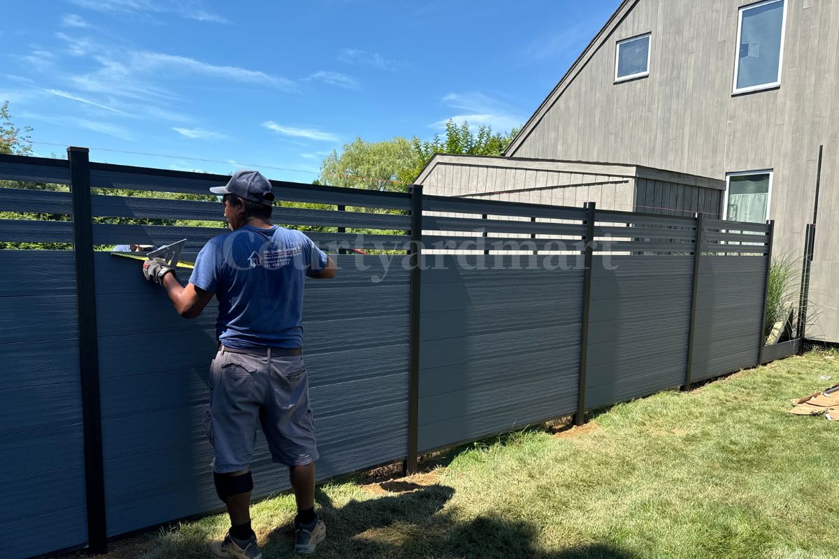 semi-privacy fence