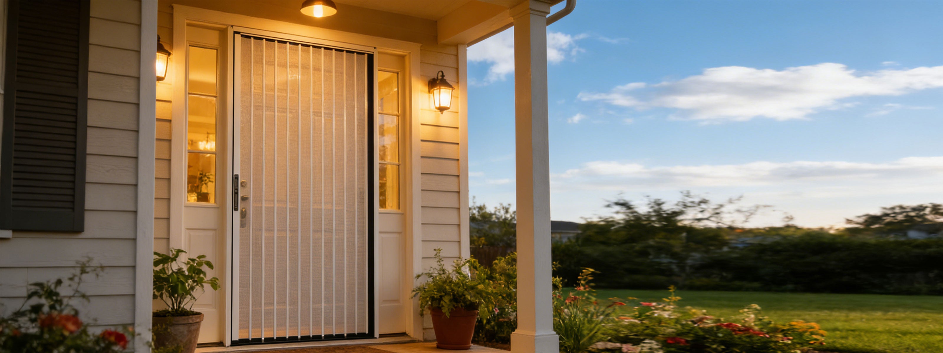 Aluminum Retractable Screen Door