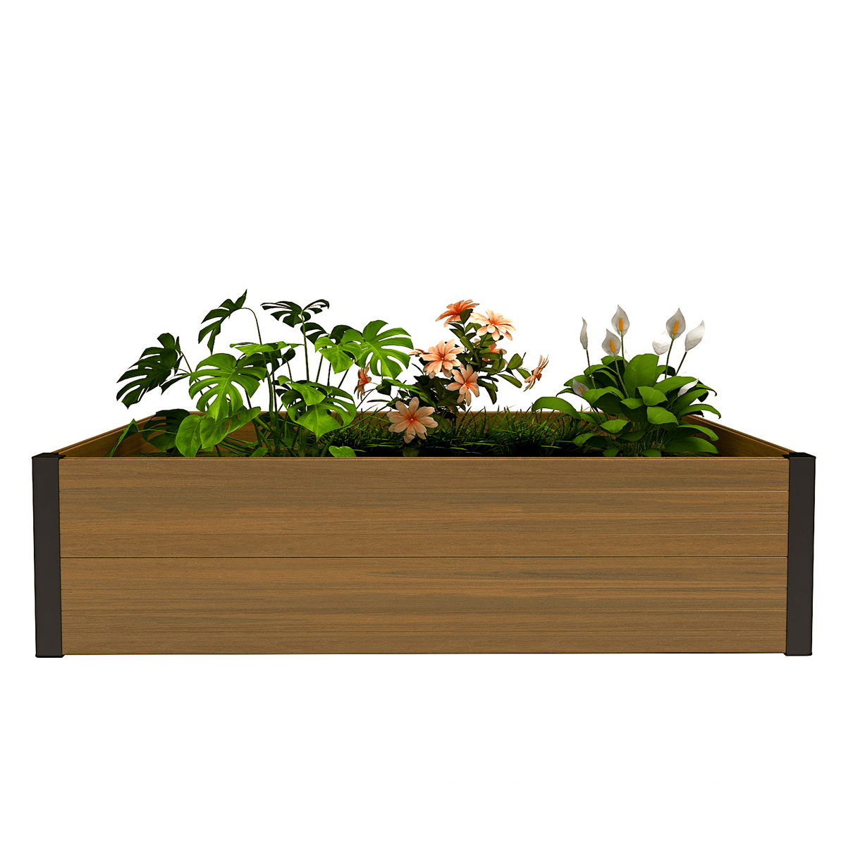 CourtyardMart Modern Raised Garden Planter – Stylish & Durable Outdoor Flower Box for Your Patio & Garden - CourtyardMart