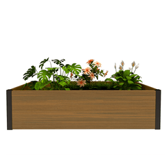 CourtyardMart Modern Raised Garden Planter – Stylish & Durable Outdoor Flower Box for Your Patio & Garden - CourtyardMart