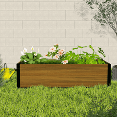 CourtyardMart Modern Raised Garden Planter – Stylish & Durable Outdoor Flower Box for Your Patio & Garden - CourtyardMart