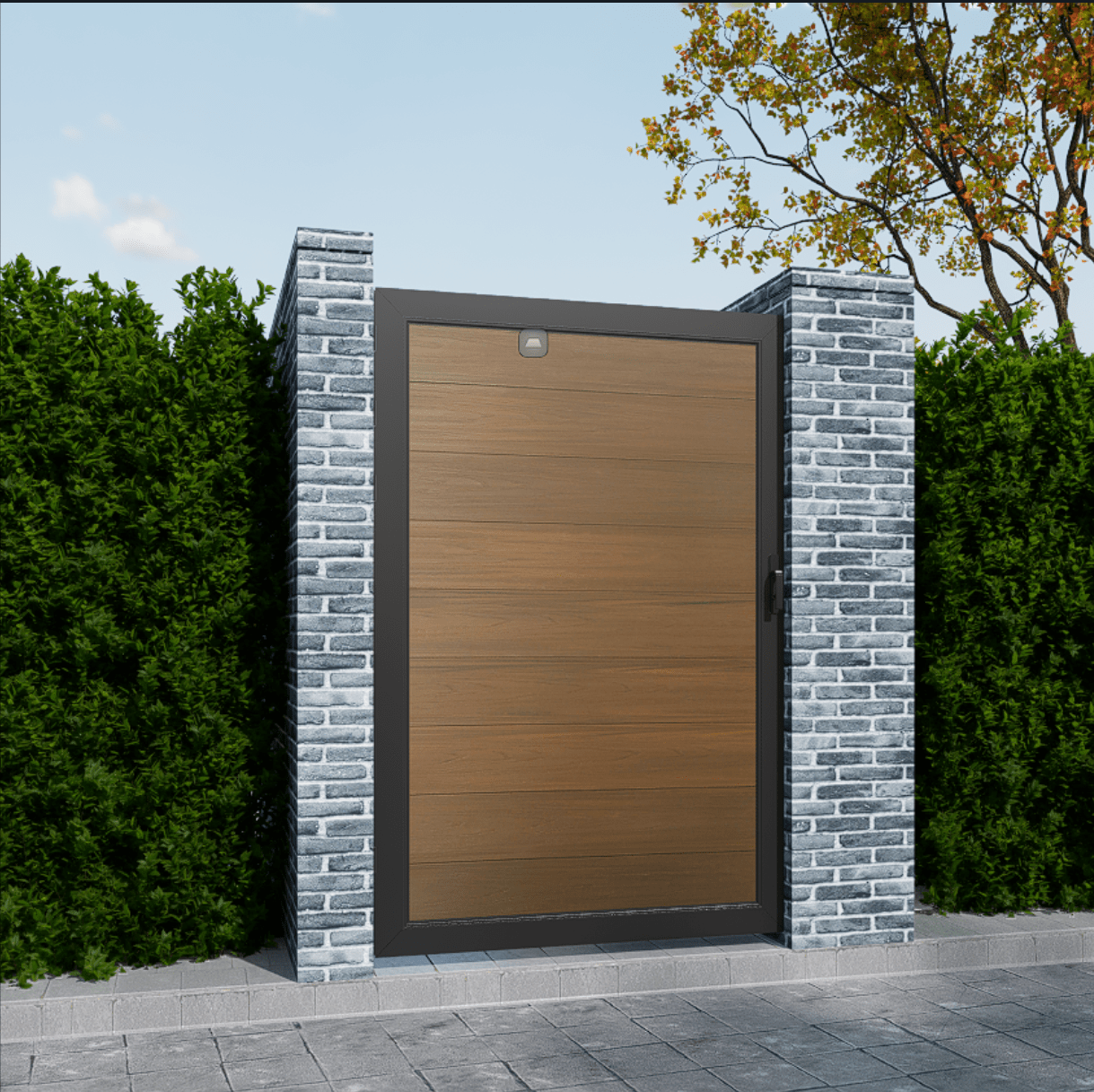 Mondaria 10 Ft Fence Post - Inground Post - Set of 2(Pour concrete) - CourtyardMart