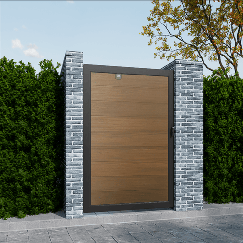 Mondaria 10 Ft Fence Post - Inground Post - Set of 2(Pour concrete) - CourtyardMart
