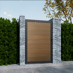 Mondaria 10 Ft Fence Post - Inground Post - Set of 2(Pour concrete) - CourtyardMart