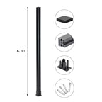 Mondaria 6 Ft Above Ground Fence Post - Set of 1 - CourtyardMart