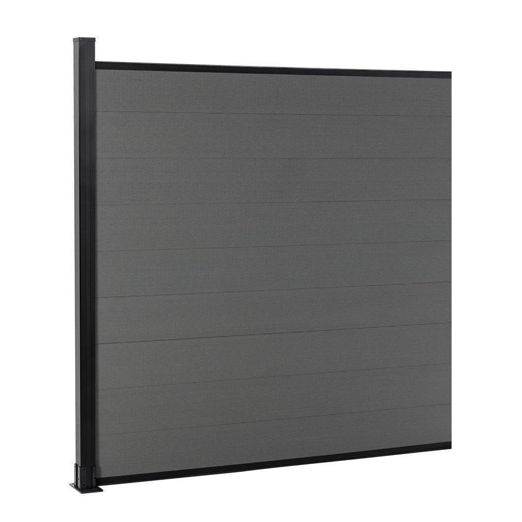 mondaria 6 ft Composite Privacy Fence Panel Outdoor courtyards extremely low - maintenance privacy - CourtyardMart