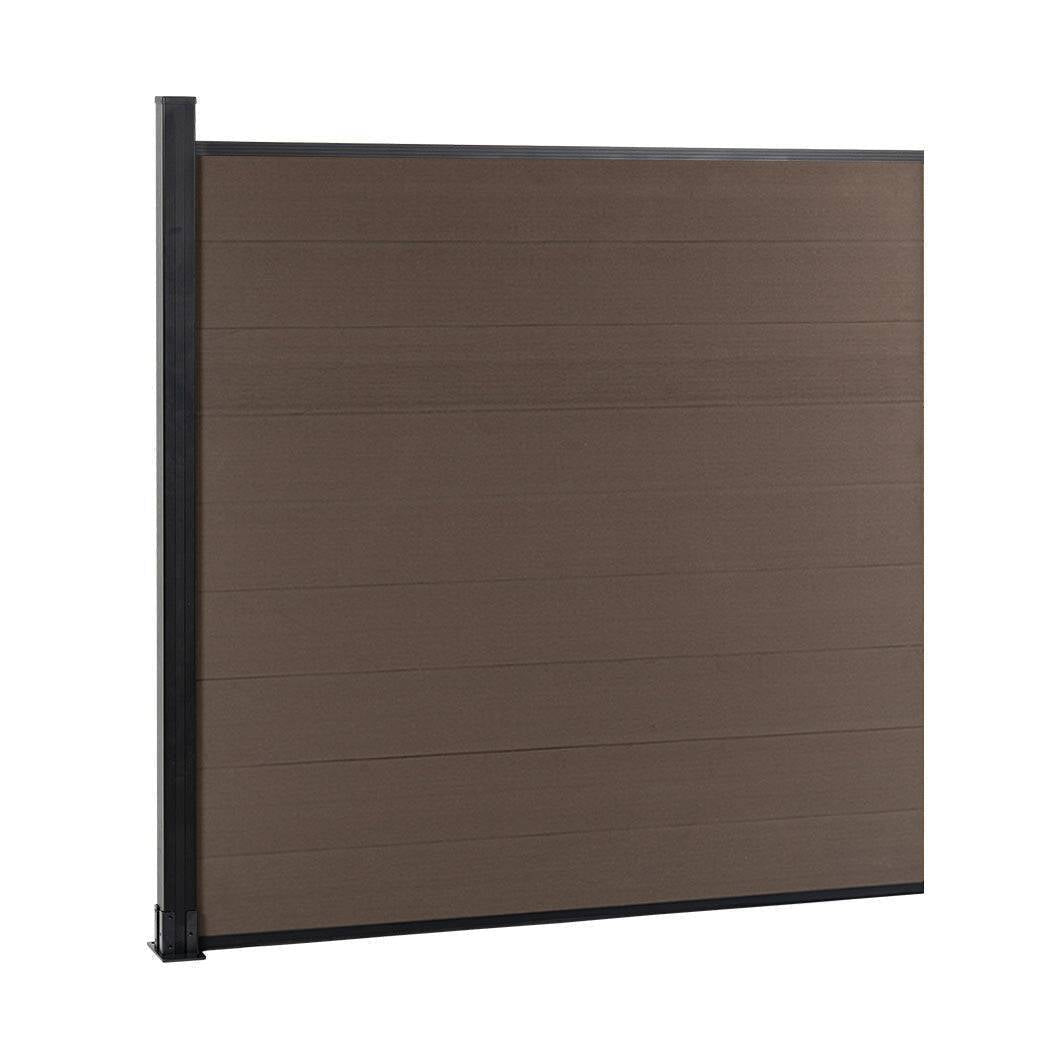 mondaria 6 ft Composite Privacy Fence Panel Outdoor courtyards extremely low - maintenance privacy - CourtyardMart