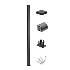 Mondaria 6.2 Ft Above Ground Fence Post - Set of 1 - CourtyardMart