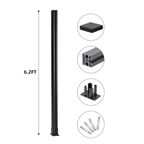 Mondaria 6.2 Ft Above Ground Fence Post - Set of 1 - CourtyardMart