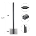 Mondaria 7.6 Ft Fence Post Inground Post Set of 1 (Pour concrete) - CourtyardMart
