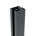 Mondaria 8 Ft In - Ground Fence Post - Set of 2 (Concrete Installation) - CourtyardMart