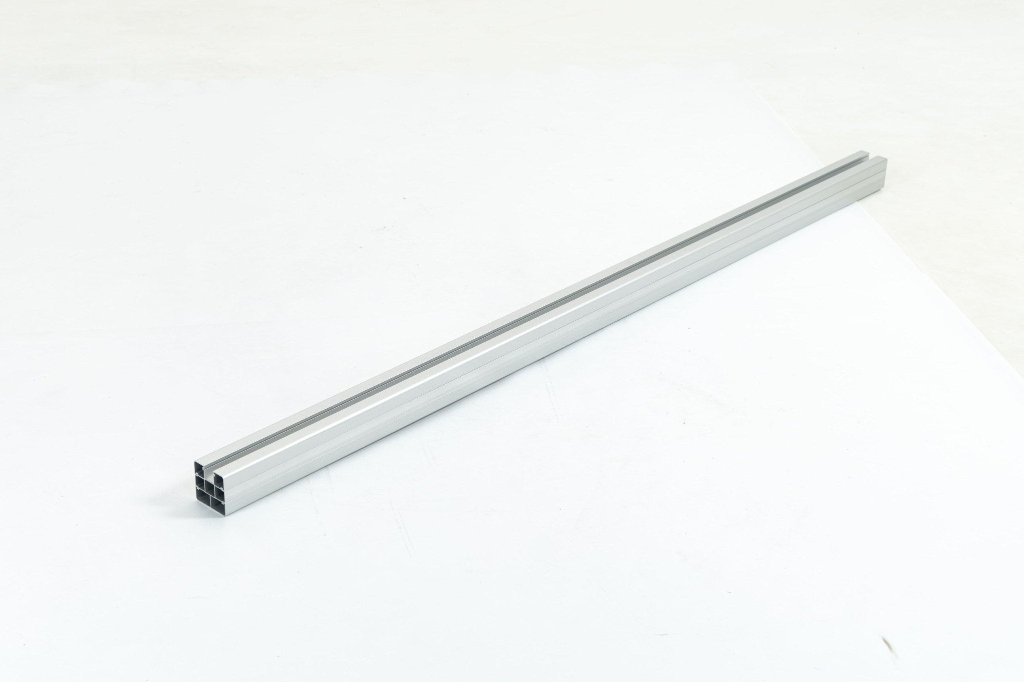 Mondaria 8 Ft Silver In - Ground Fence Post - Set of 2 (Concrete Installation) - CourtyardMart